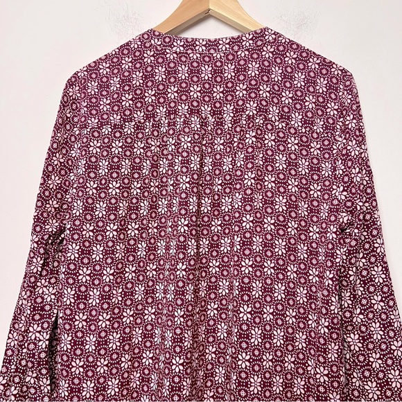 Velvet by Graham & Spencer Ditsy Floral Long Sleeve Midi Dress Transitional Fall - Picture 10 of 14